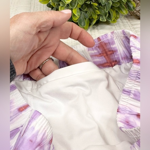 Free People FP Movement Printed Varsity Blues Short in Sand Storm Combo Size M - Picture 7 of 12